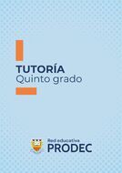 Book cover TUTORÍA 5° 2024 (PRODEC)