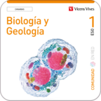 Book cover Biología y Geología 1 ( Comunidad en Red ). Canarias