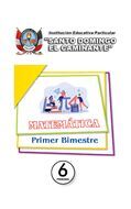 Book cover Matemática 6to primaria - Santo Domingo El Caminante