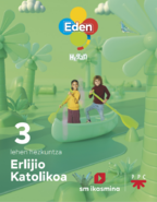 Book cover Erlijio Katolikoa 3 Lehen hezkuntza. Hegan