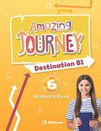 Book cover LM PLAT Amazing Journey Destination B1 6 Student's i-book
