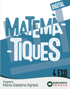 Book cover Matemàtiques 4t ESO