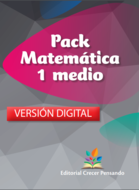 Book cover Matemática 1º Medio