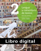 Book cover Lengua y comentario de textos 2 Bachillerato