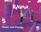 Book cover Music and Dance 5 Primary. Revuela