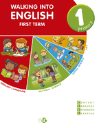 Book cover Walking Into English 1º Primary 2019