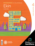 Book cover LDB PLAT Ikaslea Koadernoa Ekin Euskara 4LH 2. hiruhilekoa Zubia