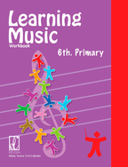 Book cover Learning Music Workbook 6th. Primary