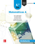 Book cover Matemáticas A 4.º ESO. Andalucía