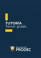 Book cover TUTORIA 3° 2024 (PRODEC)
