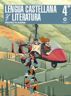 Book cover 4º ESO Proyecto Icaria Lengua Castellana y Literatura