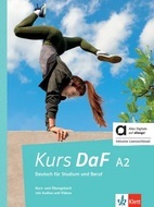 Book cover Kurs DaF A2 interaktives Kurs- und Übungsbuch