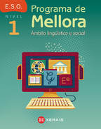 Book cover Programa de Mellora. Ámbito lingüístico e social. Nivel 1