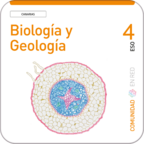 Book cover Biología y Geología 4 ( Comunidad en Red ). Canarias