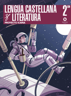 Book cover 2º ESO Proyecto Icaria Lengua Castellana y Literatura