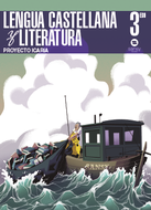 Book cover 3º ESO Proyecto Icaria Lengua Castellana y Literatura