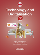 Book cover Technology and digitalisation 2º ESO - Project STAR
