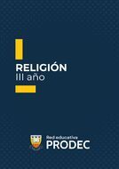 Book cover RELIGIÓN III - 2024 (PRODEC)
