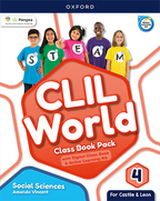 CLIL World Social Sciences 4. Digital Class Book (Castile & Leon)