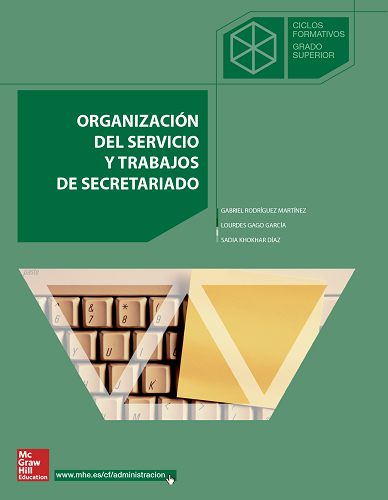Book cover Organización del servicio y trabajos del secretariado