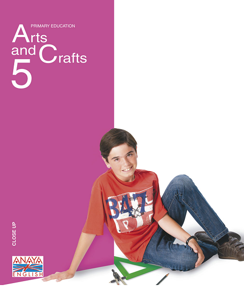 Book cover Arts and Crafts 5. Students. Tablet. Primary.