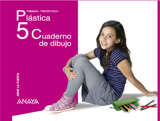 Book cover Plástica 5. Cuaderno. Alumnado. Tablet. Primaria.