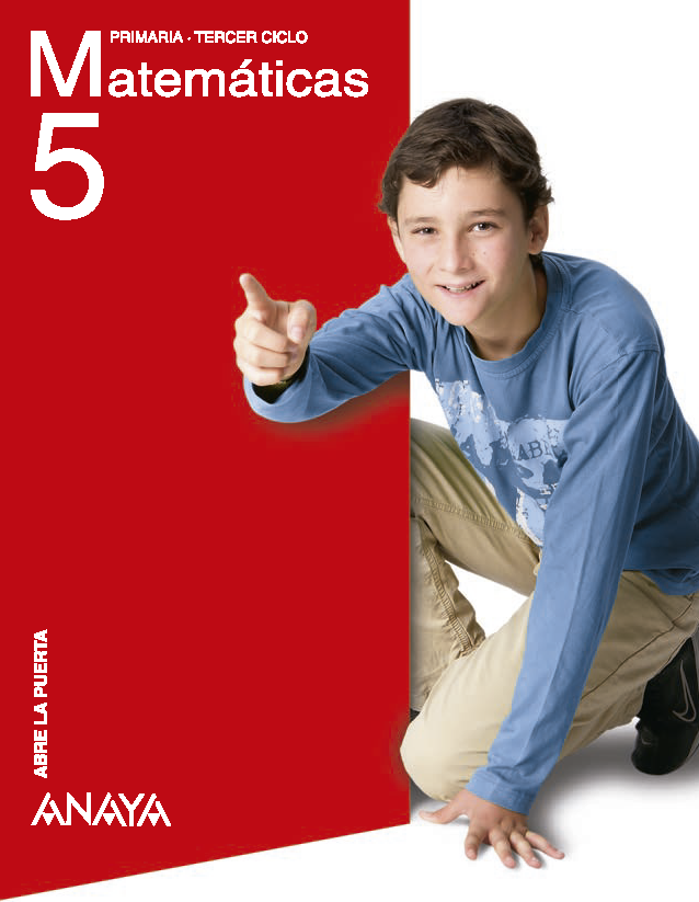 Book cover Matemáticas 5. Alumnado. Tablet. Primaria.