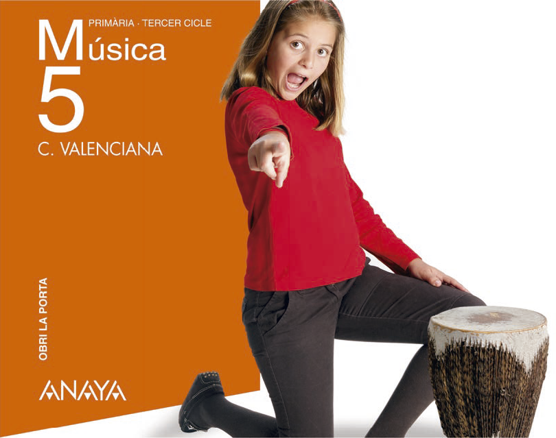 Book cover Música 5. Alumnat. Tablet. C. Valenciana. Primaria.