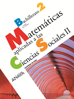 Book cover Matemáticas aplicadas a las Ciencias sociales II 2º Bachillerato