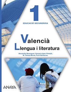 Book cover Llengua Valencia 1 Alumnado. Tablet. ESO 