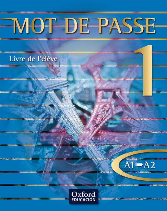 Book cover Mot de passe 1, Livre de l'élève