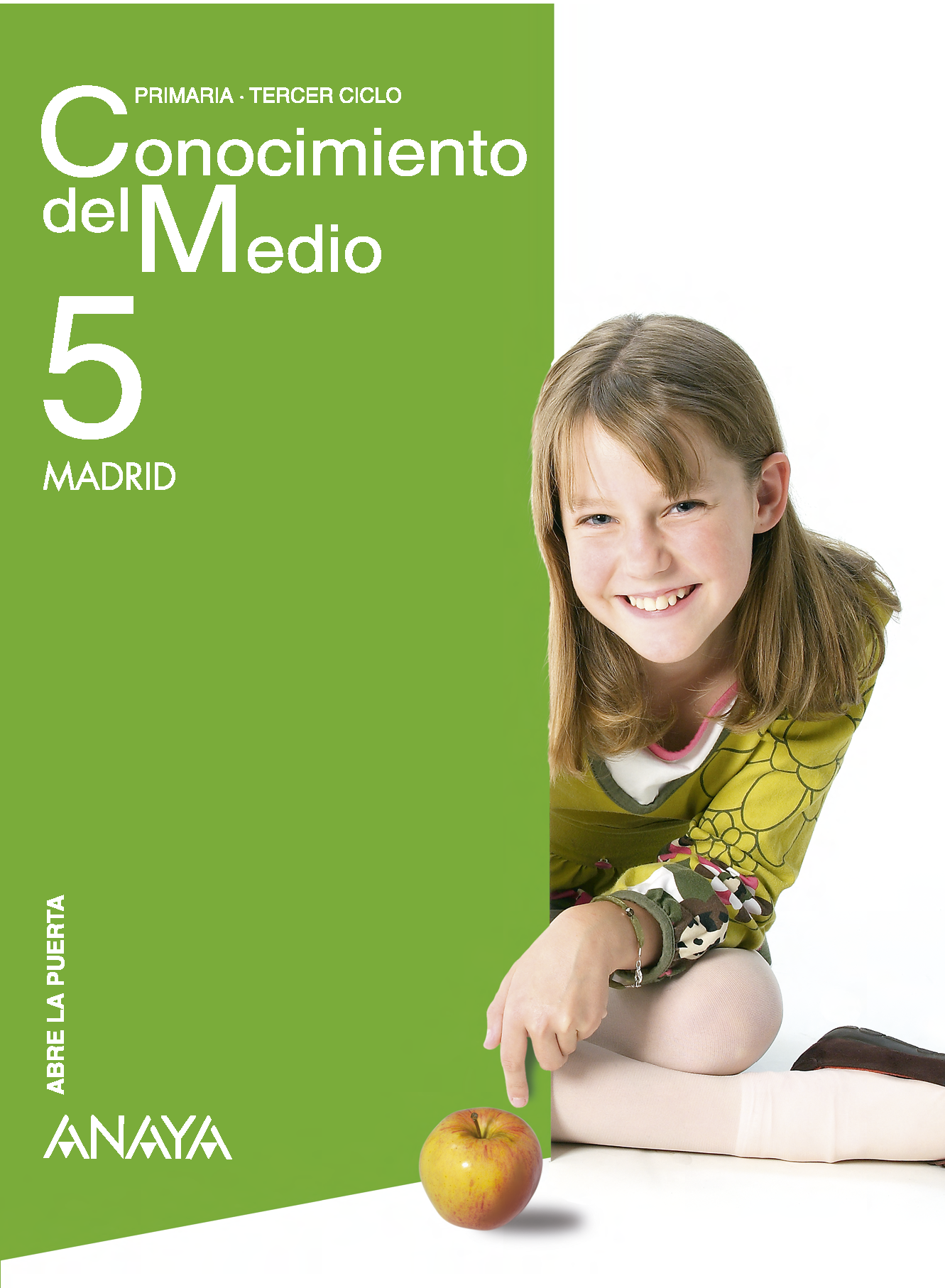 Book cover C. del Medio 5. Alumnado. Tablet. Madrid. Primaria.