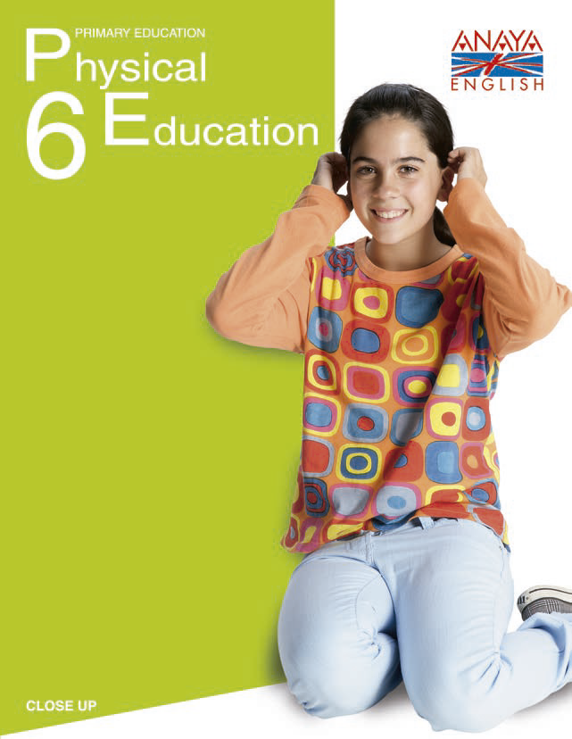 Book cover Physical Education 6. Students. Tablet. Primary.