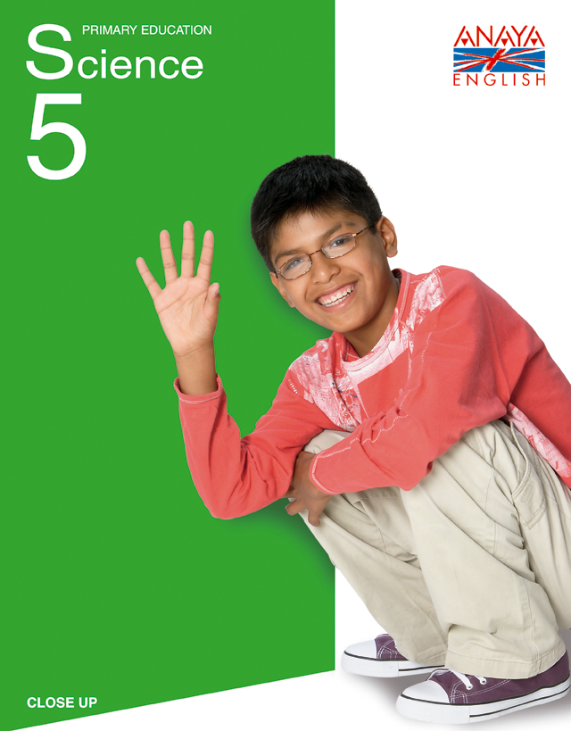 Book cover Science 5. Students. Tablet. Primary.