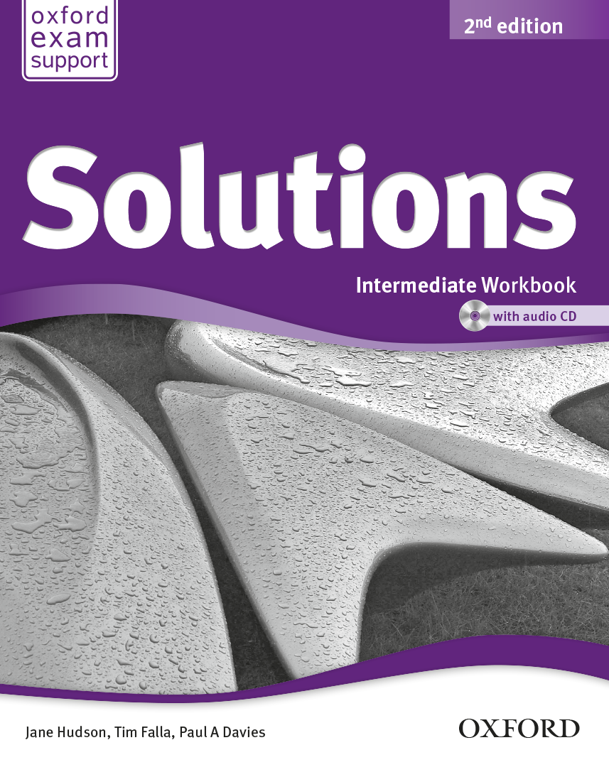 Book cover OLD Solutions 2nd Edition Intermediate Workbook