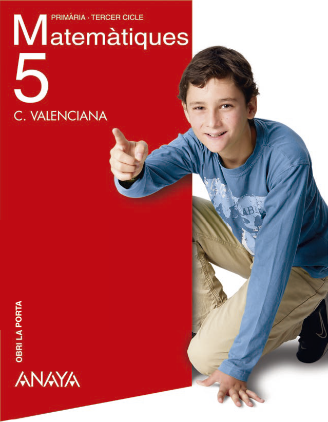 Book cover Matemàtiques 5. Alumnat. Tablet. C. Valenciana. Primària.