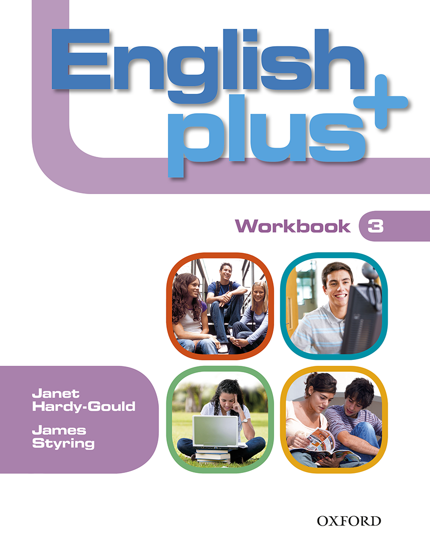 Book cover English Plus 3 Workbook