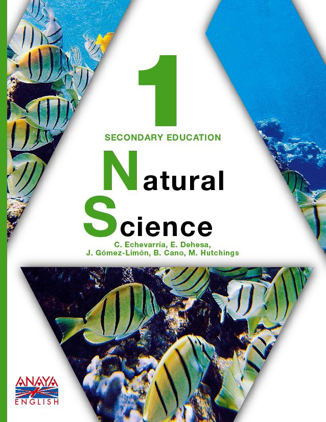Book cover Natural Science 1. Students. Tablet. Secondary