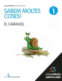 Book cover LM PLAT Alumne Sabem moltes coses (El caragol) 3 anys Els camins del saber Voramar