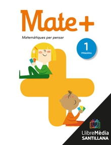 Book cover LM PLAT Alumne Mate+ 1 Primària Saber Fer Grup Promotor