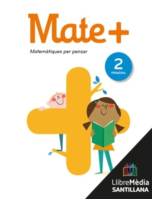 Book cover LM PLAT Alumne Mate+ 2 Primària Saber Fer Grup Promotor