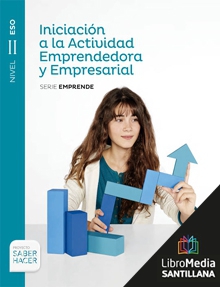 Book cover LM PLAT Alumno Iniciación a la Actividad Emprendedora y Empresarial Emprende II ESO Saber Hacer