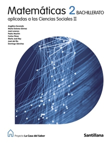 Book cover LM PLAT Alumno Matemáticas aplicadas a las Ciencias Sociales 2 BCH La Casa del Saber 