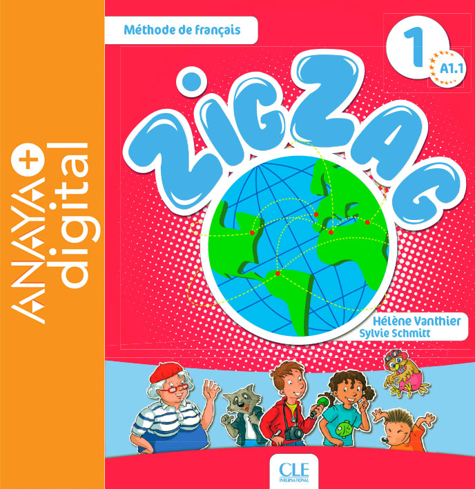 Portada del Libro Zig Zag 1. Methode de français