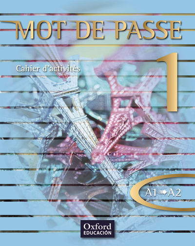 Book cover Mot de passe 1, Cahier d'activités