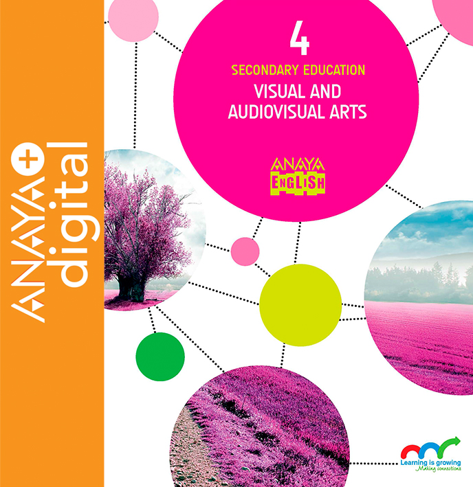 Book cover Visual and Audiovisual Arts 4. Secondary. Anaya + digital