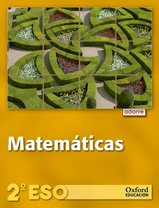 Book cover Matemáticas 2.º ESO (Proyecto Adarve)