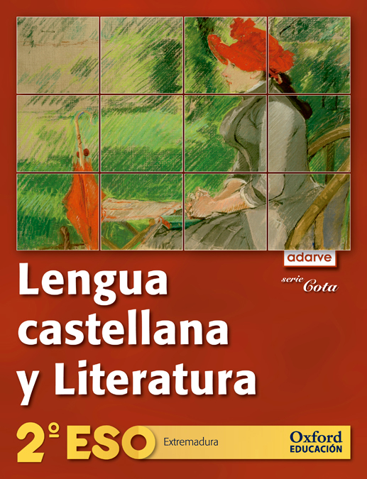 Book cover Lengua castellana y literatura 2º ESO Cota Extremadura