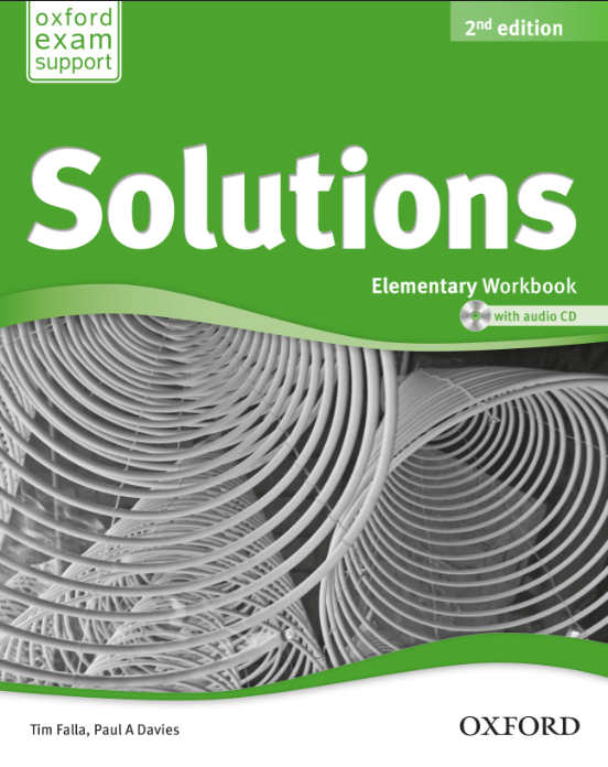 Book cover Solutions Elementary WB 2nd edn