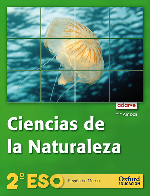 Book cover Ciencias de la Naturaleza 2º ESO  Proyecto Adarve Serie Ámbar Región de Murcia